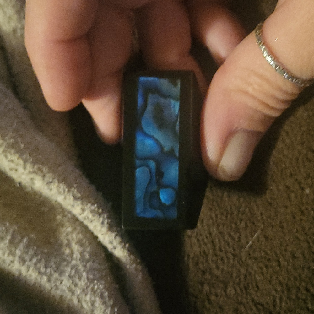 Unique Ring W/ Volcanic Material Inside - image 4